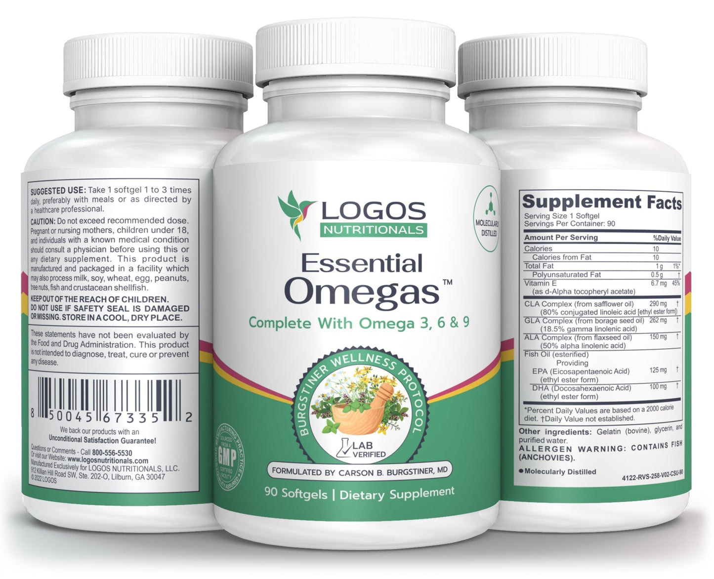 The Burgstiner Wellness Protocol - Essential Omegas