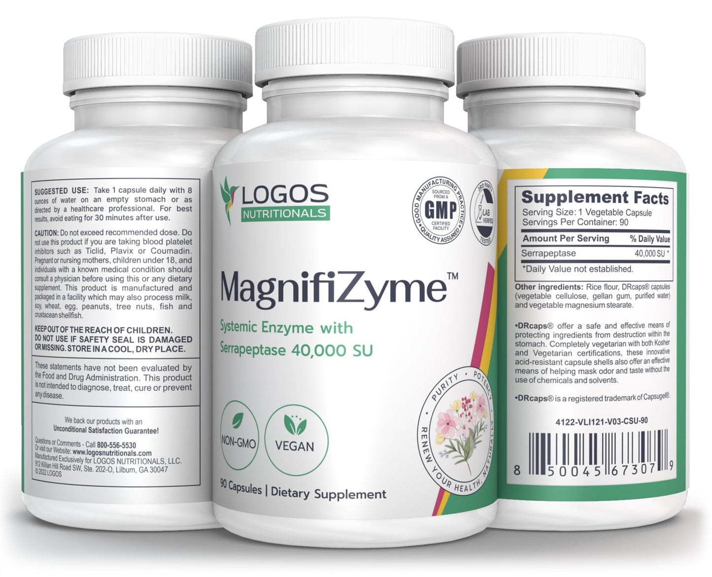 Logos Nutritionals_SERRAPEPTASE_MAGNIFIZYME