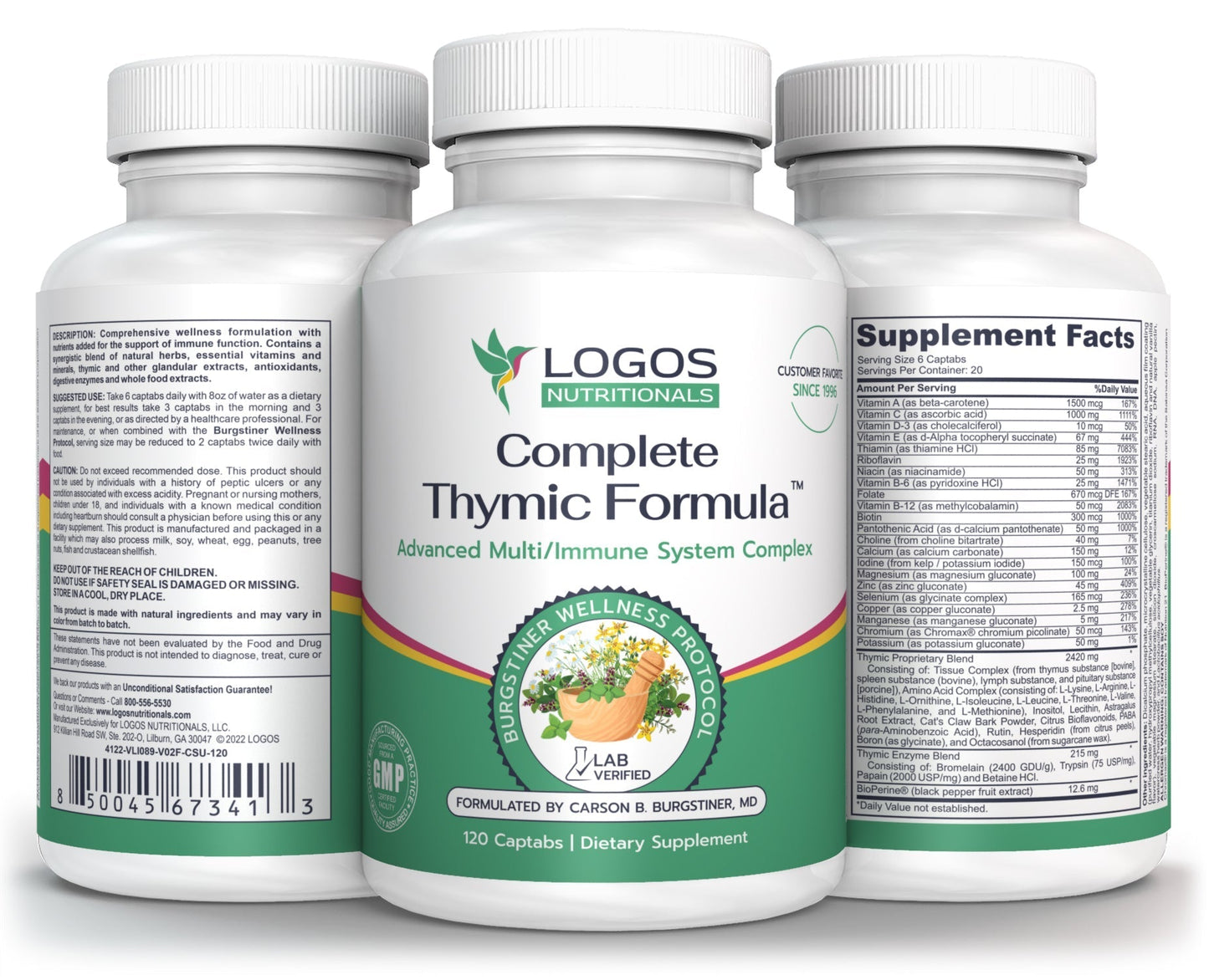 Logos Nutritionals_THYMIC FORMULA